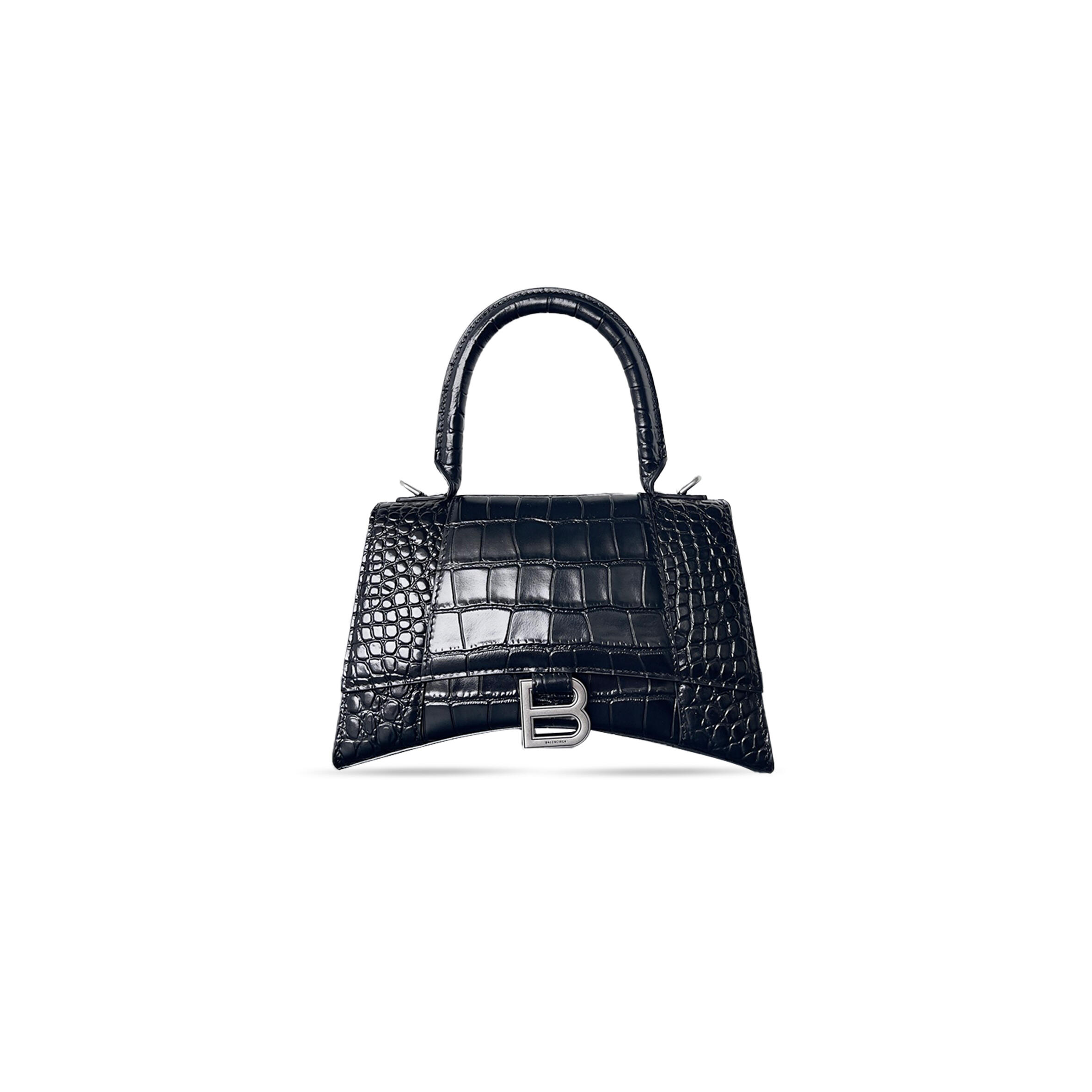 Ba1en*iaga women''s hourglass handbag small in black 5935461lr674000 (22.9*15*9.9cm)